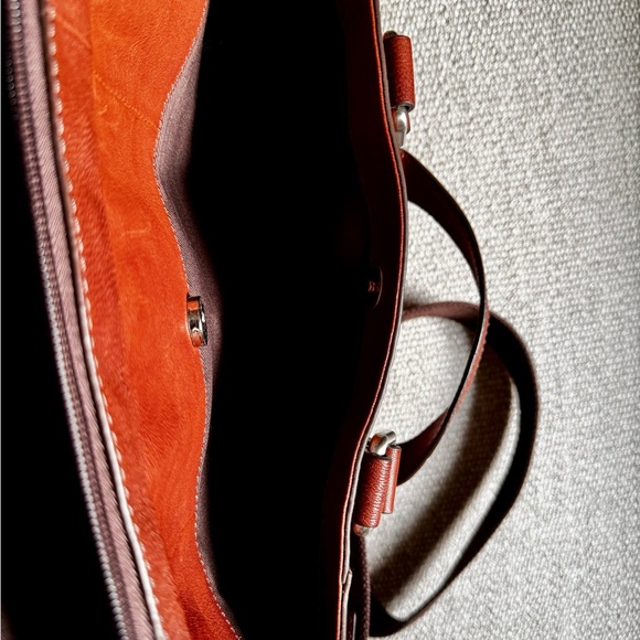 Fossil Mens Leather Messenger Bag | British Tan Color | Brand New - Picture 6 of 12